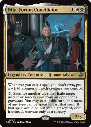 Image of Nita, Forum Conciliator (PPSOS-206) - Promo Pack: Secrets of Strixhaven Foil