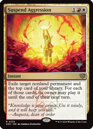 Image of Suspend Aggression (PPSOS-236) - Promo Pack: Secrets of Strixhaven