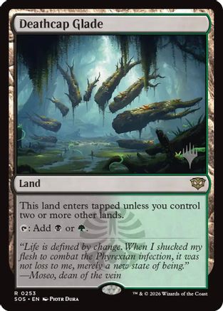 Image of Deathcap Glade (PPSOS-253) - Promo Pack: Secrets of Strixhaven Foil
