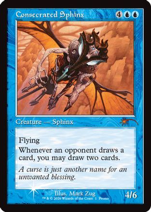 Image of Consecrated Sphinx (Retro Frame) (MFP-001) - MagicFest Cards Foil