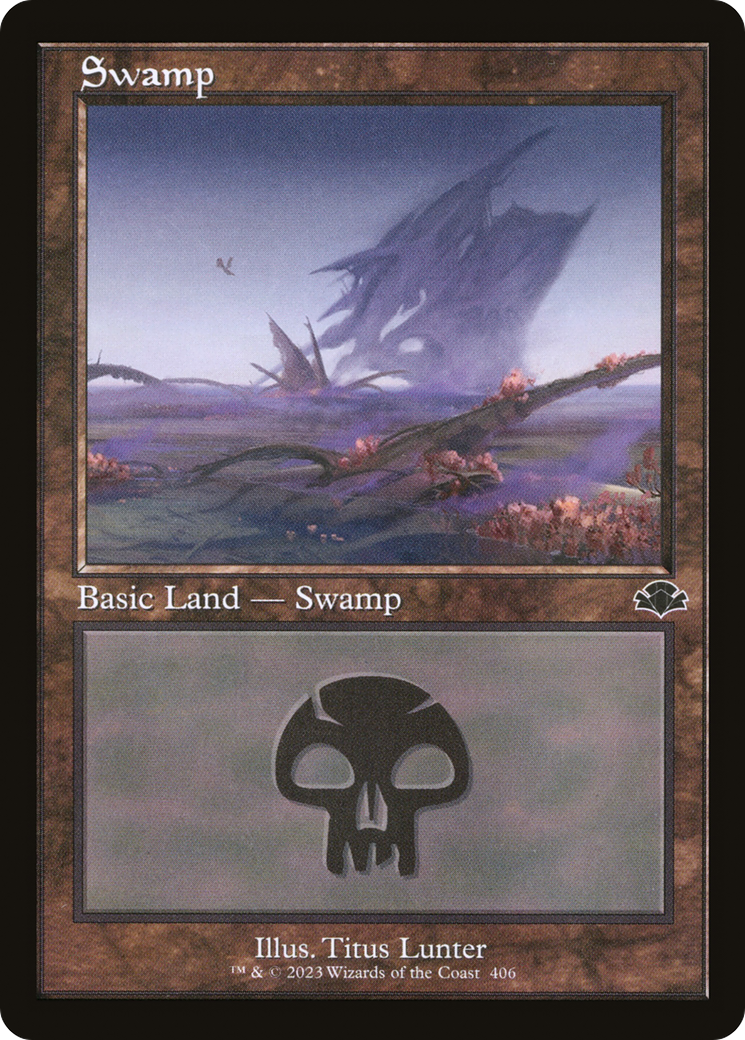 Image of Swamp (406) (Retro) [Dominaria Remastered]