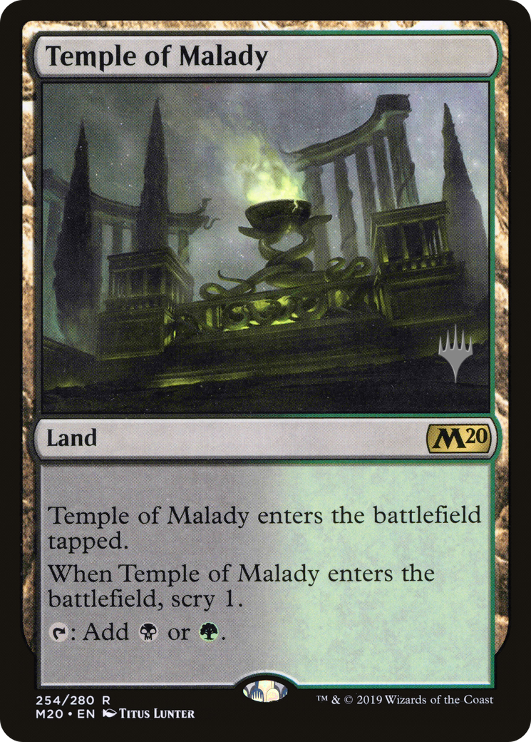 Image of Temple of Malady (Promo Pack) [Core Set 2020 Promos]