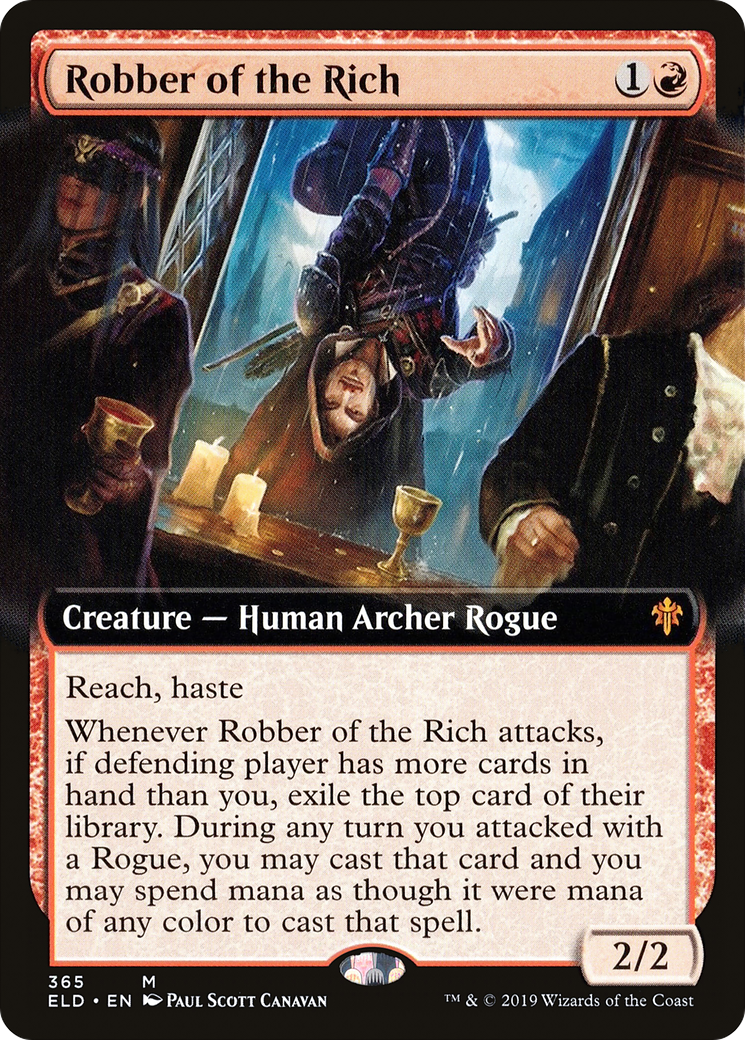 Image of Robber of the Rich (Extended Art) [Throne of Eldraine]