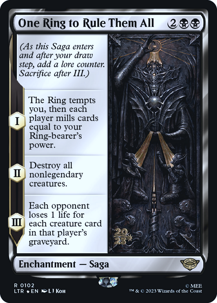 Image of One Ring to Rule Them All [The Lord of the Rings: Tales of Middle-Earth Prerelease Promos]