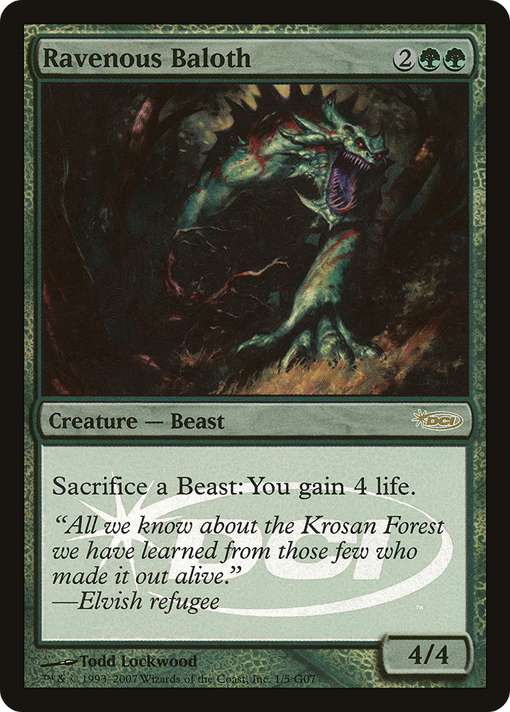 Image of Ravenous Baloth [Judge Gift Cards 2007]