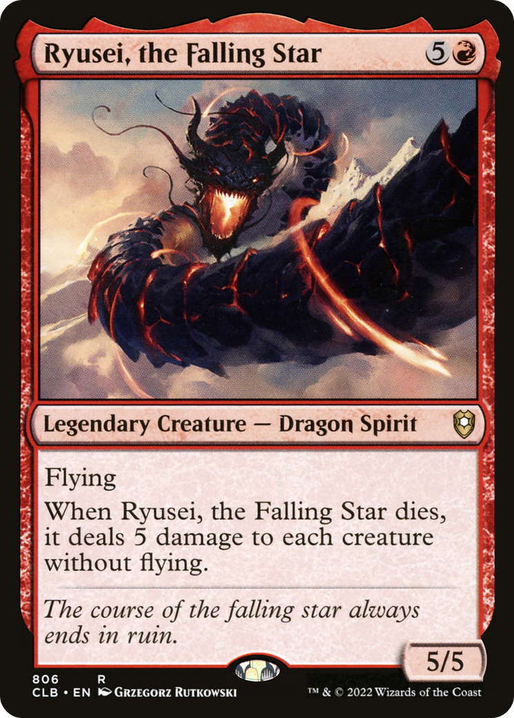 Image of Ryusei, the Falling Star [Commander Legends: Battle for Baldur's Gate]