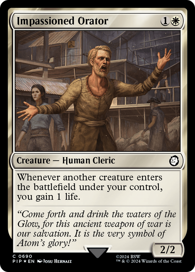 Image of Impassioned Orator (Surge Foil) [Fallout]