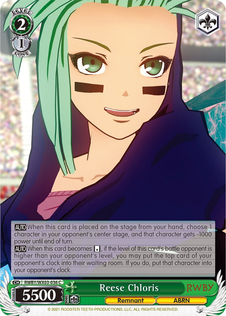 Image of Reese Chloris (RWBY/WX03-036 C) [RWBY]