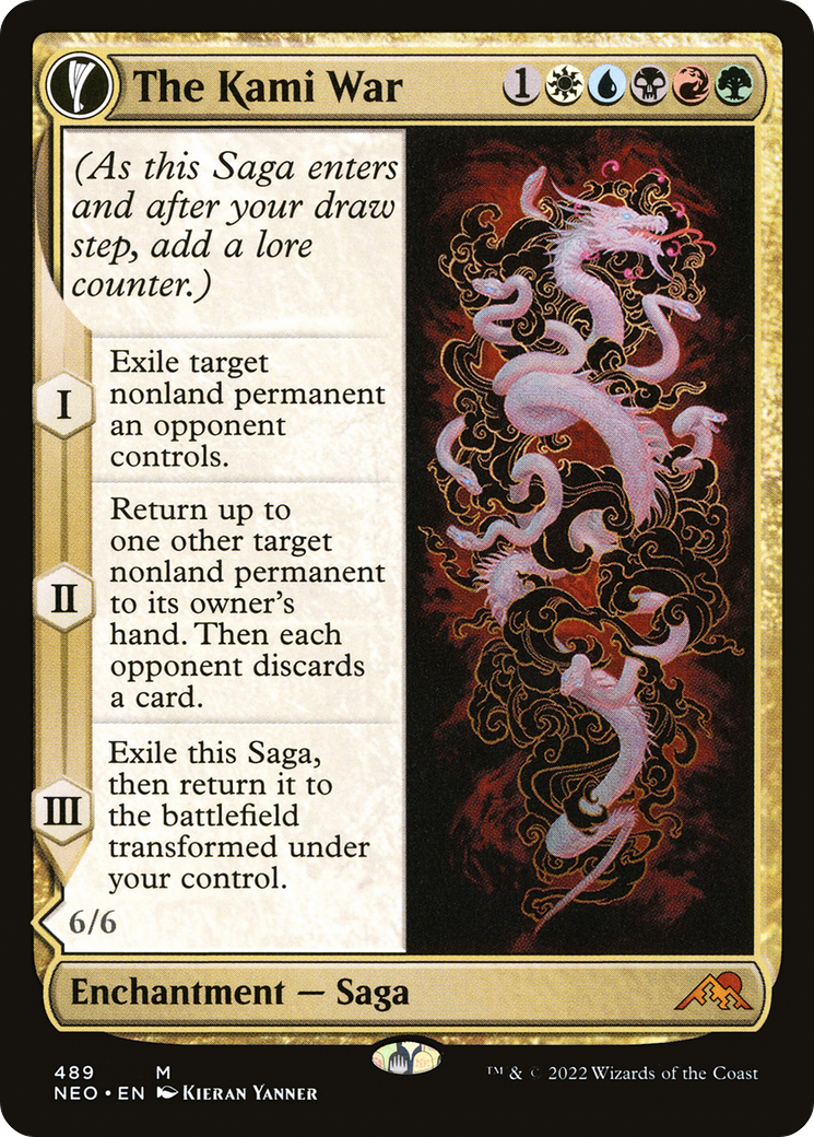 Image of The Kami War // O-Kagachi Made Manifest (Extended Art) [Kamigawa: Neon Dynasty]