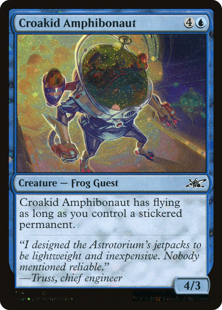 Image of Croakid Amphibonaut (Galaxy Foil) [Unfinity]