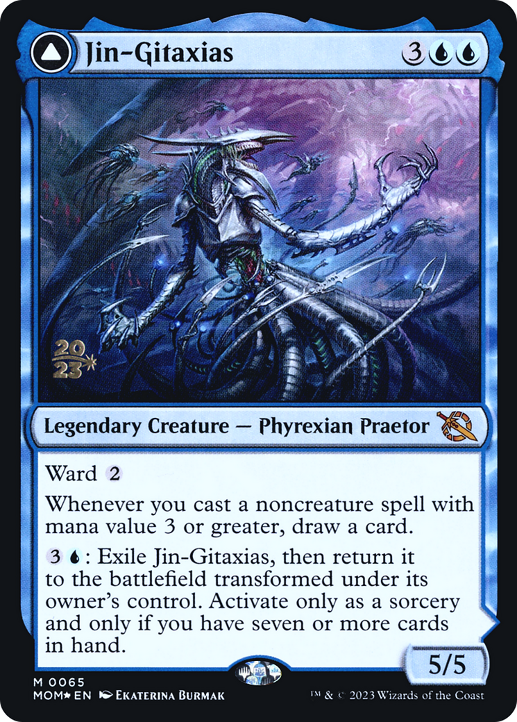 Image of Jin-Gitaxias // The Great Synthesis [March of the Machine Prerelease Promos]