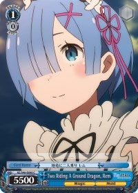 Image of Two Riding A Ground Dragon, Rem (RZ/S46-E090 C) [Re:ZERO]