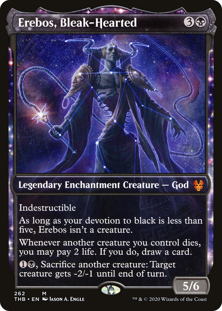 Image of Erebos, Bleak-Hearted (Showcase) [Theros Beyond Death]