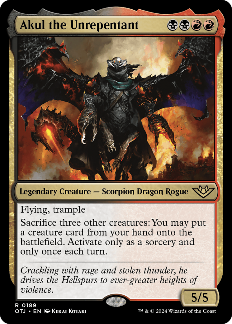 Image of Akul the Unrepentant [Outlaws of Thunder Junction]