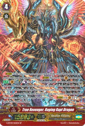 True Revenger, Raging Rapt Dragon (G-BT09/S02EN) [Divine Dragon Caper]