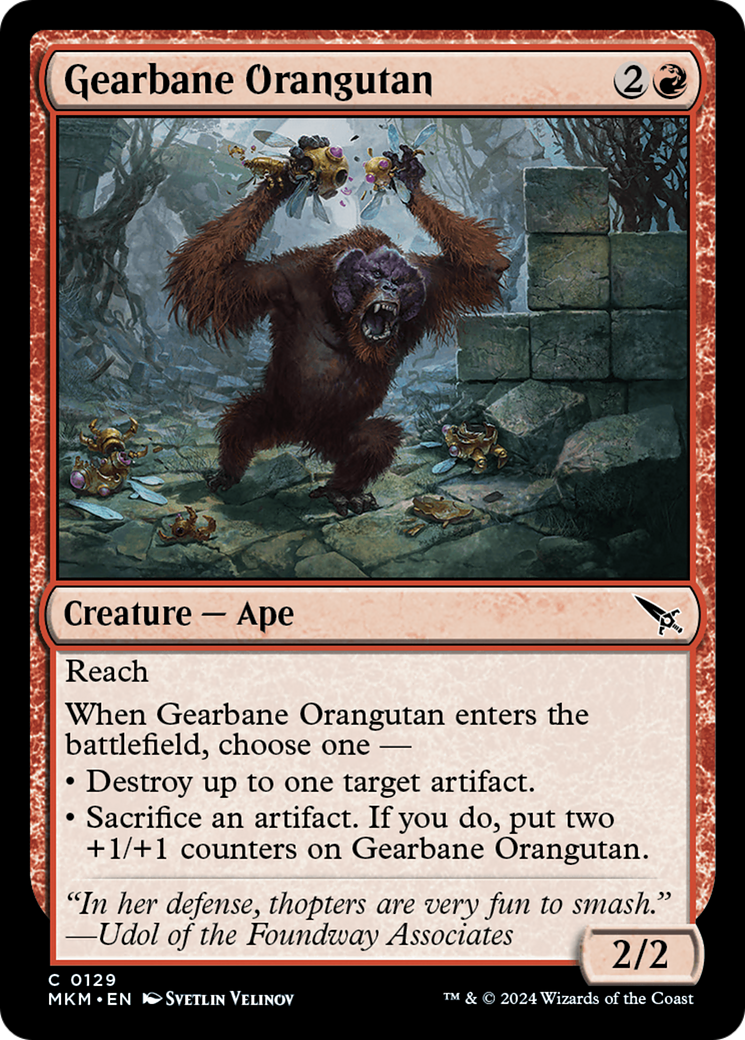 Image of Gearbane Orangutan [Murders at Karlov Manor]