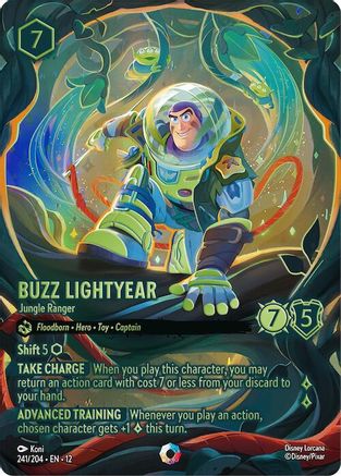 Image of Buzz Lightyear - Jungle Ranger (Iconic) (241/204) - Wilds Unknown Holofoil