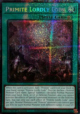 Image of Primite Lordly Lode (Starlight Rare) (RA05-EN072) - Rarity Collection 5 1st Edition