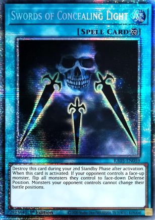 Image of Swords of Concealing Light (Starlight Rare) (RA05-EN059) - Rarity Collection 5 1st Edition