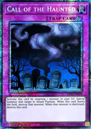 Image of Call of the Haunted (Starlight Rare) (RA05-EN076) - Rarity Collection 5 1st Edition
