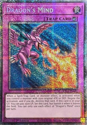 Image of Dragon's Mind (Starlight Rare) (RA05-EN082) - Rarity Collection 5 1st Edition