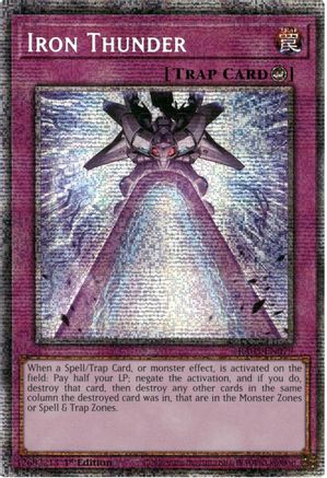 Image of Iron Thunder (Starlight Rare) (RA05-EN079) - Rarity Collection 5 1st Edition