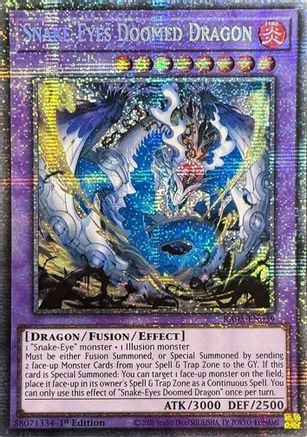 Image of Snake-Eyes Doomed Dragon (Starlight Rare) (RA05-EN039) - Rarity Collection 5 1st Edition
