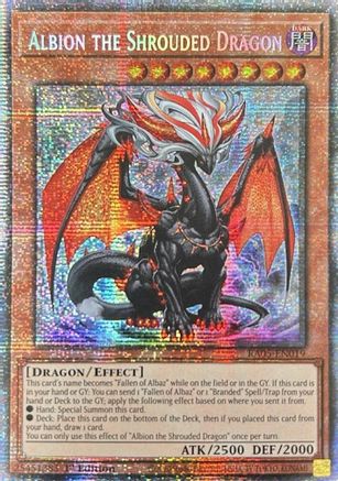 Image of Albion the Shrouded Dragon (Starlight Rare) (RA05-EN019) - Rarity Collection 5 1st Edition