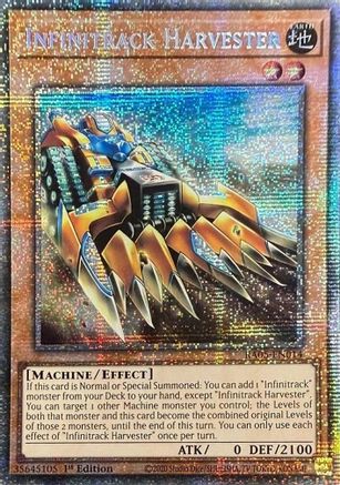 Image of Infinitrack Harvester (Starlight Rare) (RA05-EN014) - Rarity Collection 5 1st Edition