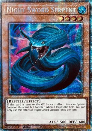 Image of Night Sword Serpent (Starlight Rare) (RA05-EN020) - Rarity Collection 5 1st Edition