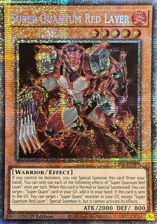 Image of Super Quantum Red Layer (Starlight Rare) (RA05-EN008) - Rarity Collection 5 1st Edition