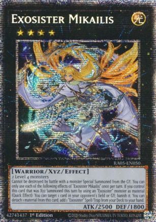 Image of Exosister Mikailis (Starlight Rare) (RA05-EN050) - Rarity Collection 5 1st Edition