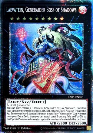 Image of Laevatein, Generaider Boss of Shadows (Starlight Rare) (RA05-EN051) - Rarity Collection 5 1st Edition