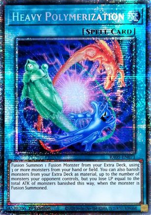 Image of Heavy Polymerization (Starlight Rare) (RA05-EN071) - Rarity Collection 5 1st Edition