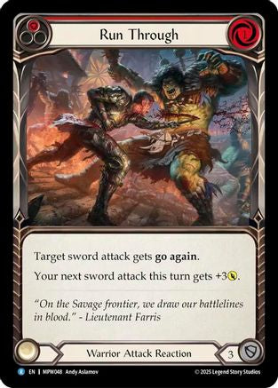 Image of Run Through (Red) (MPW048) - Mastery Pack Warrior
