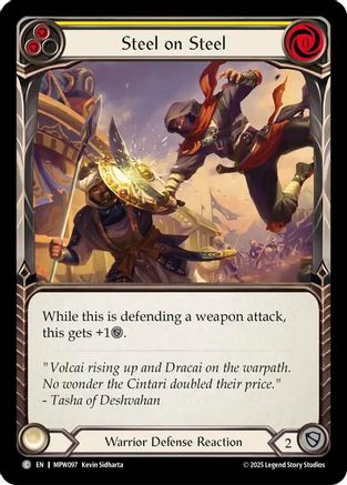 Image of Steel on Steel (Yellow) (MPW096) - Mastery Pack Warrior