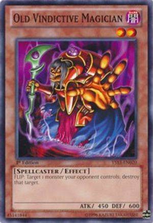 Image of Old Vindictive Magician [YS13-EN020] Common