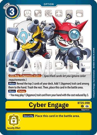 Image of Cyber Engage (BT25-098) - Dual Revolution