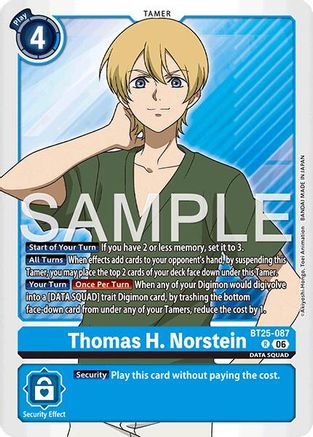 Image of Thomas H. Norstein (BT25-087) - Dual Revolution Foil