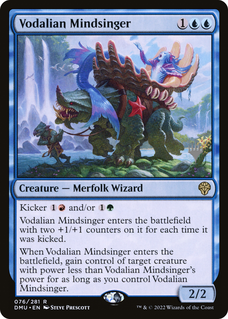 Image of Vodalian Mindsinger (Promo Pack) [Dominaria United Promos]