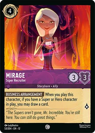 Image of Mirage - Super Recruiter (53/204) - Wilds Unknown Cold Foil
