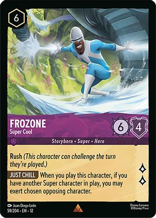 Image of Frozone - Super Cool (59/204) - Wilds Unknown Cold Foil