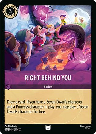 Image of Right Behind You (64/204) - Wilds Unknown Cold Foil