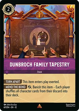 Image of DunBroch Family Tapestry (67/204) - Wilds Unknown Cold Foil