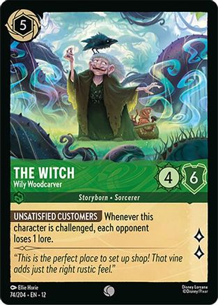 Image of The Witch - Wily Woodcarver (74/204) - Wilds Unknown