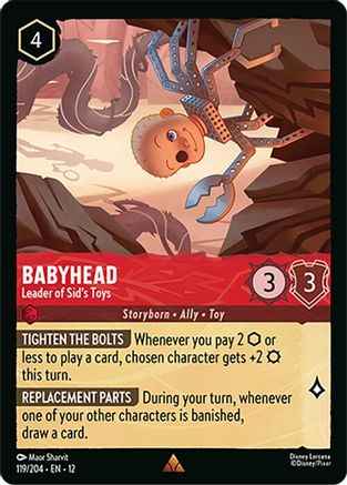 Image of Babyhead - Leader of Sid's Toys (119/204) - Wilds Unknown