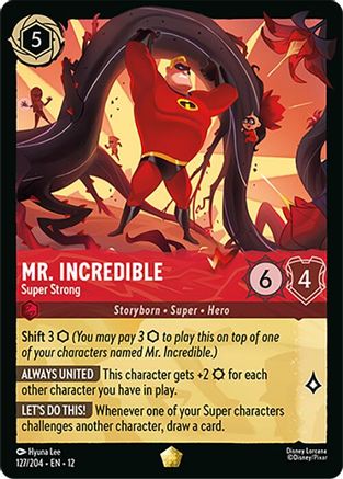 Image of Mr. Incredible - Super Strong (127/204) - Wilds Unknown
