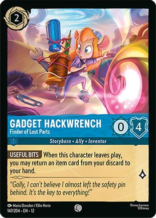 Image of Gadget Hackwrench - Finder of Lost Parts (147/204) - Wilds Unknown Cold Foil