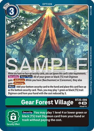 Image of Gear Forest Village (BT25-099) - Dual Revolution