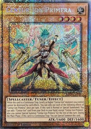 Image of Centur-Ion Primera (Starlight Rare) (RA05-EN030) - Rarity Collection 5 1st Edition